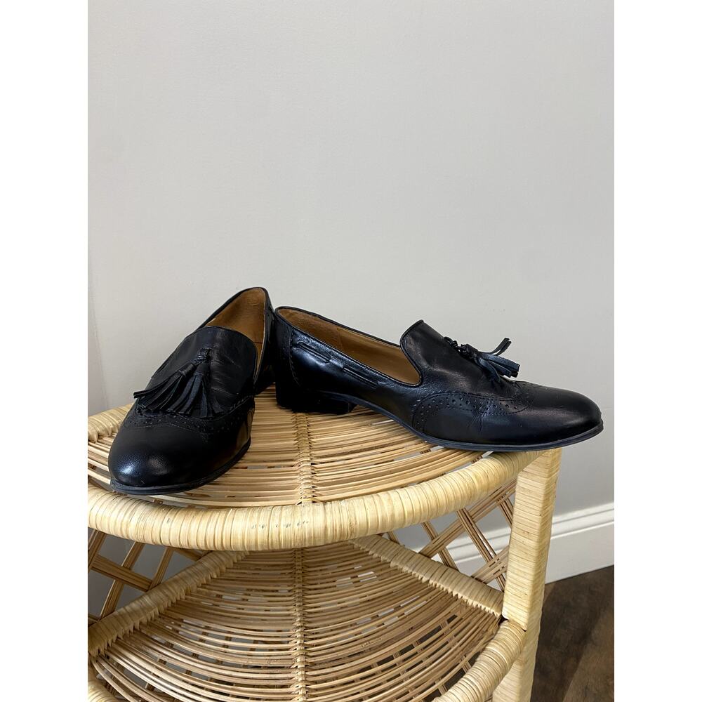 Nine West Black Tassel Loafers
